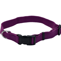 Coastal New Earth Soy Dog Collar КОСТАЛ СОЕВЫЙ ЭКООШЕЙНИК для собак,S/M. 2см х 30-45см , фиолетовый