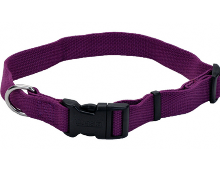 Coastal New Earth Soy Dog Collar КОСТАЛ СОЕВЫЙ ЭКООШЕЙНИК для собак,S/M. 2см х 30-45см , фиолетовый
