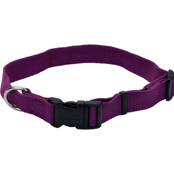 Coastal New Earth Soy Dog Collar КОСТАЛ СОЄВИЙ ЕКОЗШИВНИК для собак, XS.1.6см х 20-30см, фіолетовий