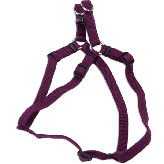 Coastal New Earth Soy Dog Harnes КОСТАЛ СОЕВАЯ ЭКОШЛЕЯ для собак, XS, 1х 30-45см, фиолетовый