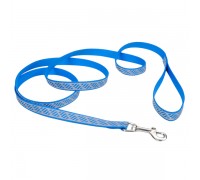 Coastal Lazer свето-отражающий поводок для собак, 1,6смХ1,2м , голубая..