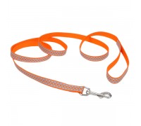 Coastal Lazer свето-отражающий поводок для собак, 1,6смХ1,2м , оранжев..