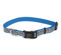 Coastal Lazer світло-відбиваючий нашийник для собак, 1,6смХ30-45см, бі..