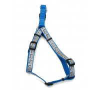 Coastal Lazer свето-отражающая шлея для собак, 1,6см48-66см , бирюзовы..