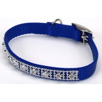 Coastal Jeweled нашийник для собак, синій, 1 см. Х25 см.