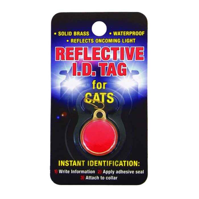 Coastal ID Tag брелок светоотражающий для адреса на ошейник для котов