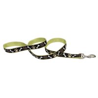 Coastal Pet Attire Ribbon поводок для собак, 1,6смХ1,8м , коричневые лапки.