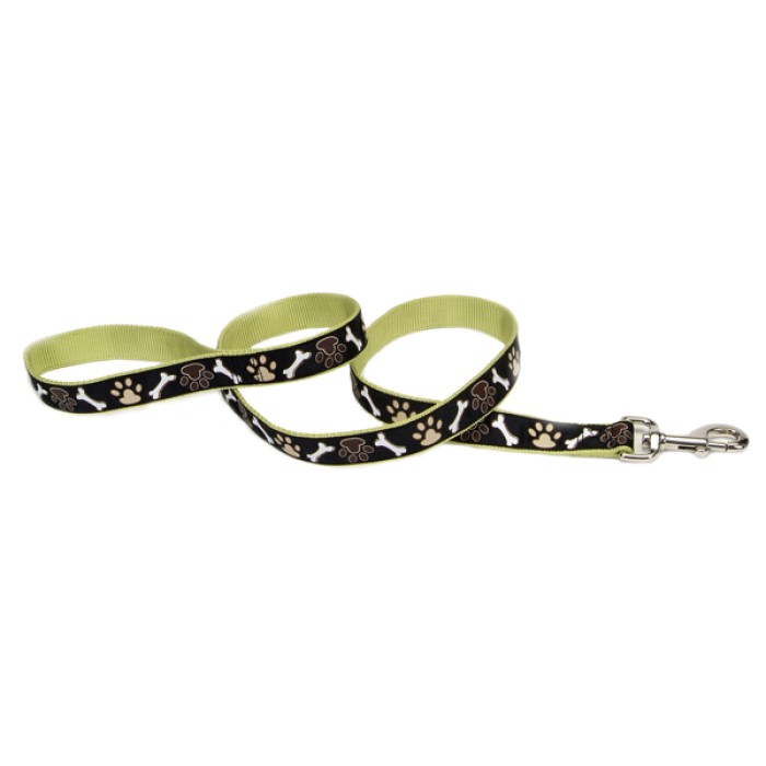Coastal Pet Attire Ribbon повідець для собак, 1,6 см Х1, 8м, коричневі лапки.