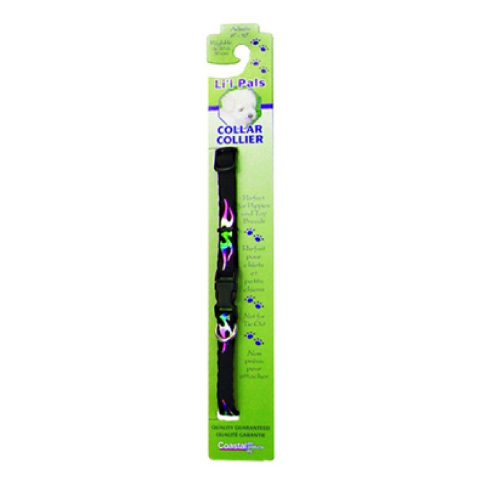 Coastal Lit'l Pals нашийник для собак, нейлон, зелена точка, 0,7 см. Х30 см.