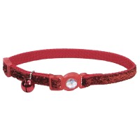 Coastal Fashion Safe Cat безопасный ошейник для котов 1смХ30см , красный.