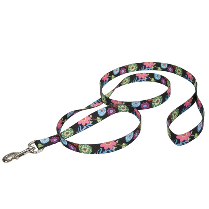 Coastal Pet Attire Style повідець для собак, 2смХ1, 2м, дикі квіти.
