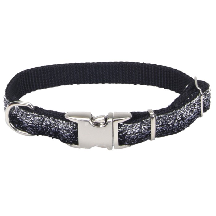 Coastal Pet Attire Sparkles нашийник для собак, 1смХ20-30см, чорний.