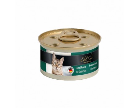  Edel Cat heart k Влажный корм для кошек нежный мусс с кроликом 85 гр.