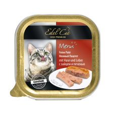Edel Cat k 100g паштет заяц и печень
