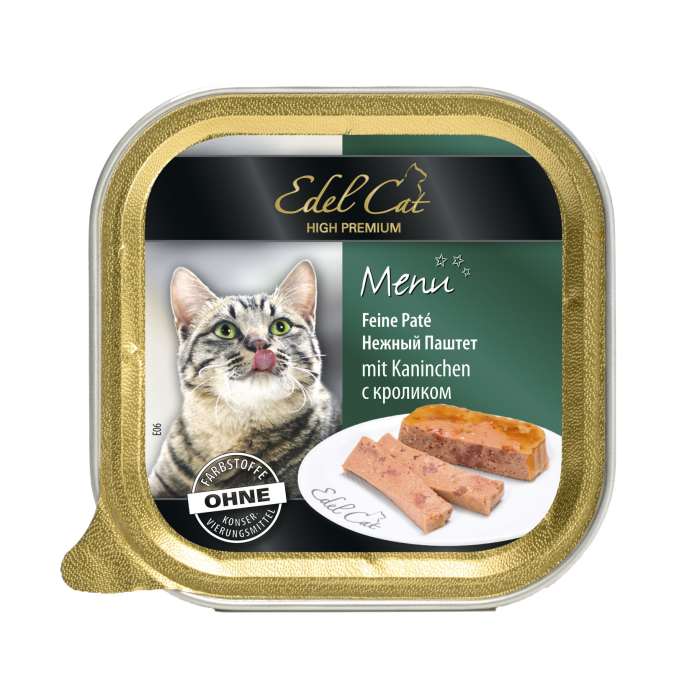 Edel Cat k 100g паштет кролик