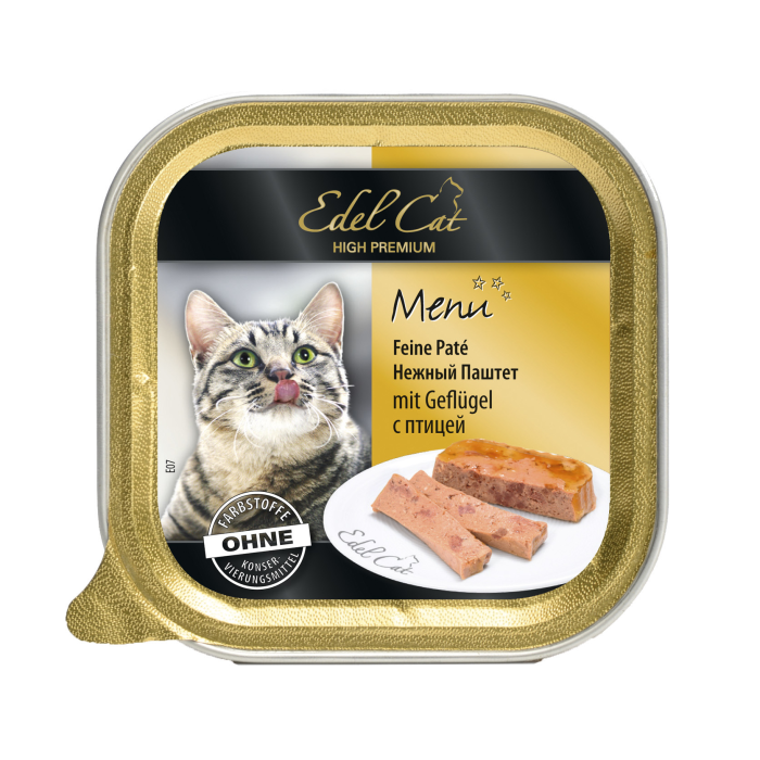 Edel Cat k 100g паштет птица