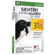 Фіпрогард (FiproGuard) краплі від бліх, кліщів і вошей для собак 20-40 кг, 2,68 мл, 1 піпетка