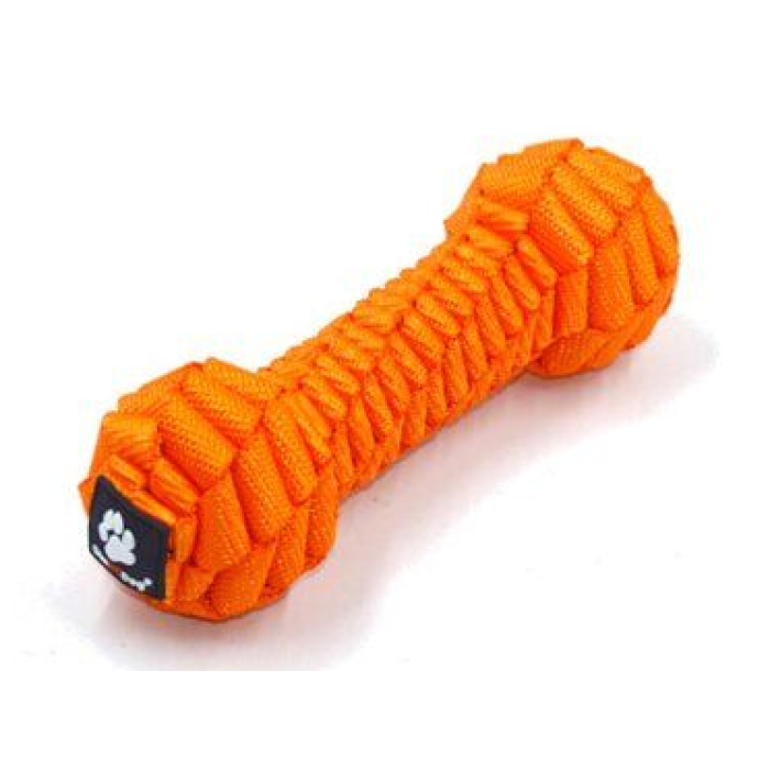 Іграшка для собак Кісточка М плетена «Stretch» GimDog 19,5 см