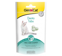 GimCat таблетки Denta, для зубов кошек, 40 г..
