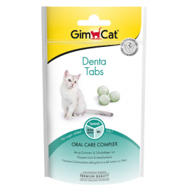 GimCat таблетки Denta, для зубов кошек, 40 г..