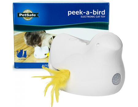PetSafe Peek-a-Bird Electronic Cat Toy ПЕТСЕЙФ ПТИЧКА интерактивная игрушка для котов, 10х15,6х12 см.