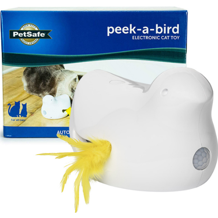 PetSafe Peek-a-Bird Electronic Cat Toy ПЕТСЕЙФ ПТАШКА інтерактивна іграшка для котів, 10х15,6х12 см.