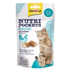 Подушечки Gimcat Nutri Pockets Dental для очищення зубів 60г
