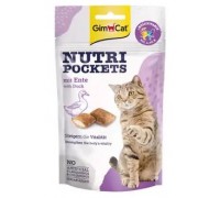 Витаминные лакомства для кошек GimCat Nutri Pockets Утка+Мультивитамин..