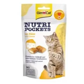 Подушечки Gimcat Nutri Pockets з сиром та таурином 60г..