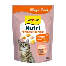 Вітаміни GimCat NUTRI MULTI-VITAMIN BITES HUHN для котів мультивітамін 425г
