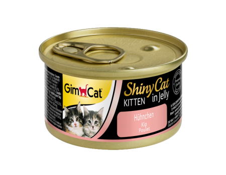Консервы для котят Gimpet ShinyCat Kitten Цыпленок