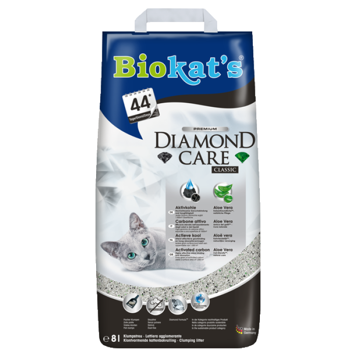 Наполнитель Biokat’s Diamond Care Classic 8 L