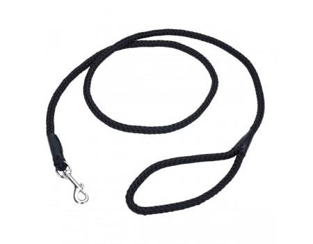 Coastal Rope Dog Leash круглий повідець для собак, чорний, 1,8м.