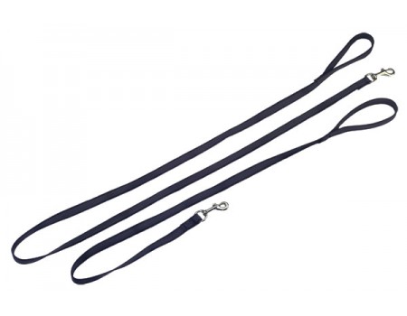 Sprenger прорезиненный поводок с ручкой для собак, нейлон , черный , 2х200 см.