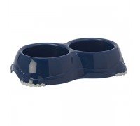 Moderna МОДЕРНА СМАРТИ №1 двойная миска для собак и кошек, пластик, 2х..