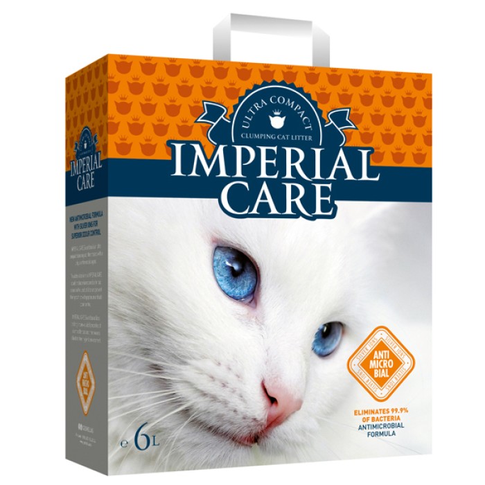 Імперіал каре з іонами срібла (Imperial Care Silver Ions) ультра-комкующийся наповнювач в котячий туалет з антибактеріальною властивістю, 10 л.