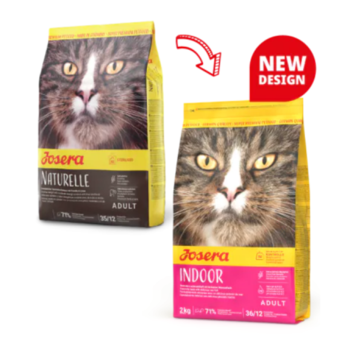 Josera Naturelle (Indoor) - беззерновий корм Йозера Натурель для стерилізованих кішок із сочевицею та фореллю, 2 кг
