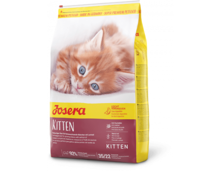 Сухой корм Josera Kitten для котят, для беременных и лактирующих кошек, с лососем, рисом и картофелем, 2 кг
