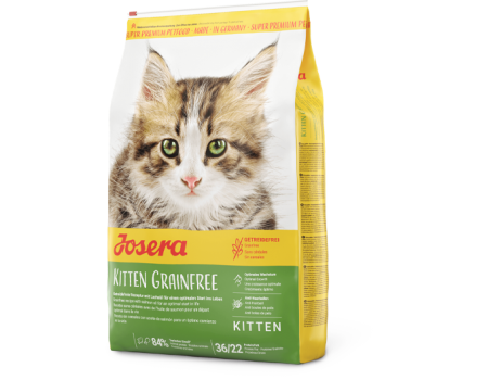 JOSERA Kitten grainfree - корм Йозера для котят с мясом домашней птицы и картофелем, кошек в период беременности, 2 кг