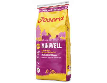 Josera Miniwell - корм Йозера Минивель для взрослых собак мелких пород 10 кг 