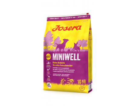 Josera Miniwell - корм Йозера Минивель для взрослых собак мелких пород 10 кг 