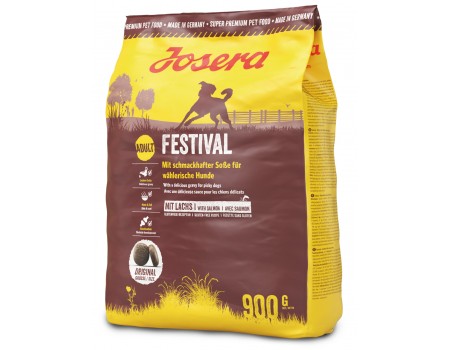 Josera Festival - корм Йозера для привередливых собак, лосось и рис в изысканном соусе 900г