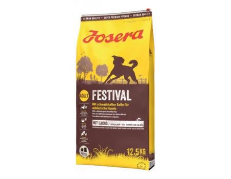 Josera Festival - корм Йозера для привередливых собак, лосось и рис в изысканном соусе 12,5 кг