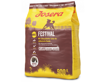 Josera Festival - корм Йозера для привередливых собак, лосось и рис в изысканном соусе 900г