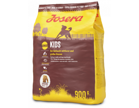 Josera Kids - корм Йозера Кидз для активно растущих щенков средних и крупных пород 900г