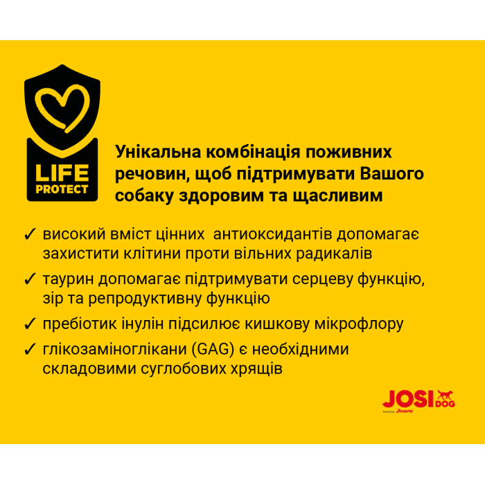 JOSIDOG JUNIOR (25/13) - корм ЙозіДог Юніор Преміум для цуценят 15 кг