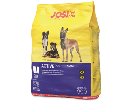 Josera Active - корм Йозера для дорослих та молодих собак з підвищеною активністю та навантаженнями 0,9 кг