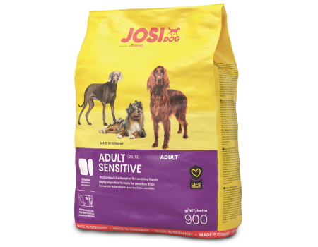 JosiDog Adult Sensitive (25/13) - корм Йозидог для взрослых собак с проблемами пищеварения 0,9 кг