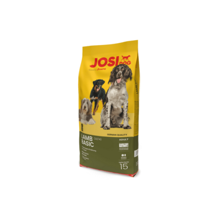 JosiDog Lamb Basic (22/14) - корм Йозидог ягнятиною для дорослих собак 15 кг