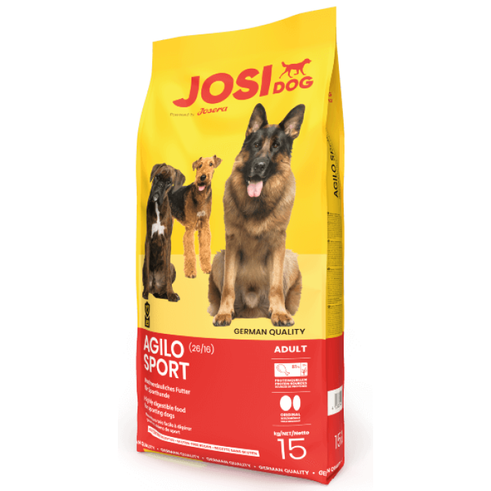 JosiDog Agilo Sport (26/16) - корм Йозидог для спортивних собак 15 кг